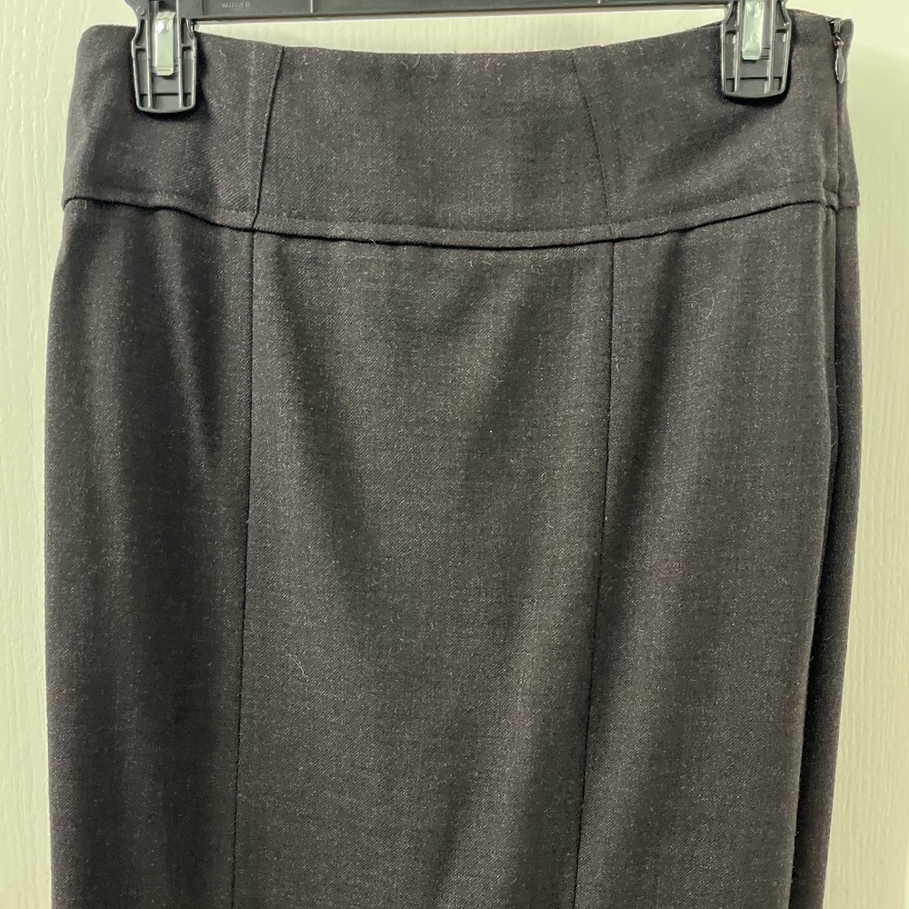 Theory Midi Wool Skirt